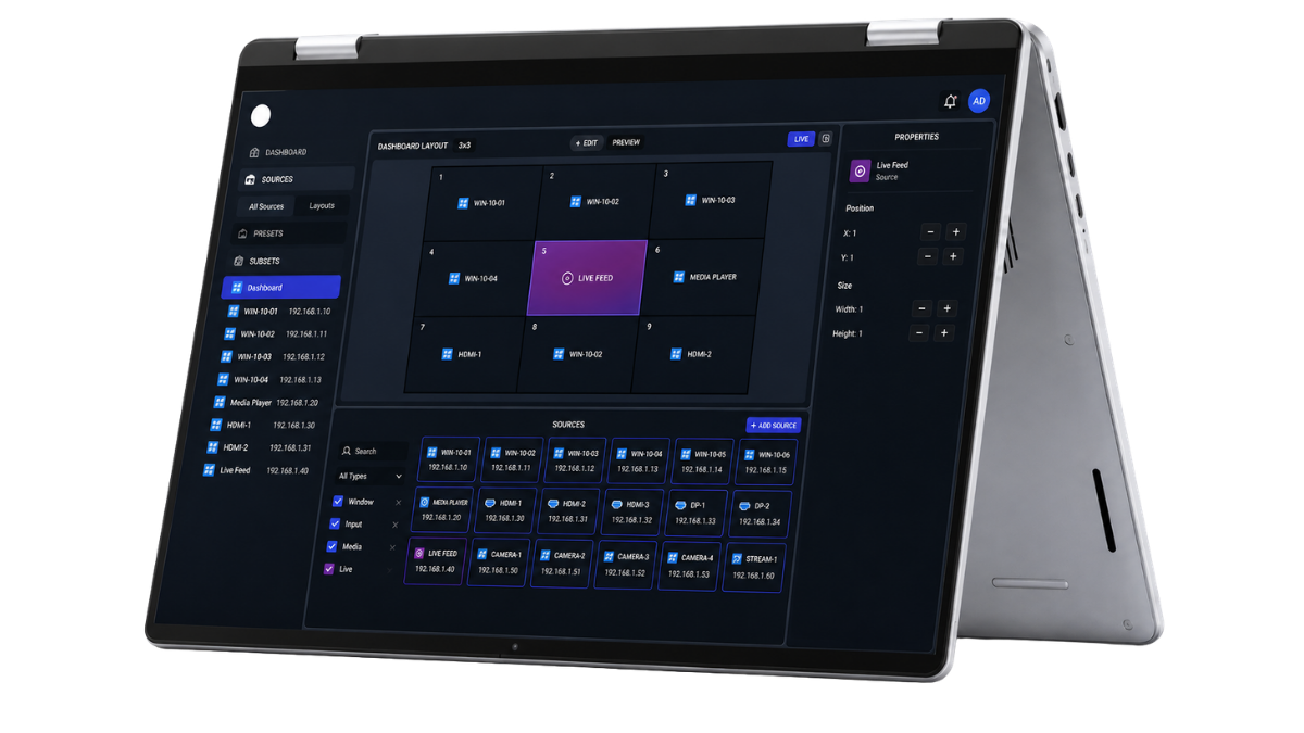Commandant control interface