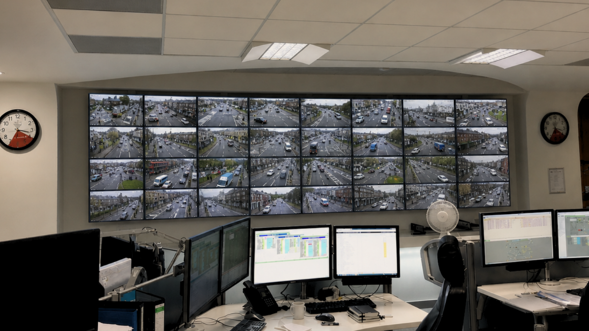 Government CCTV monitoring and public sector control room