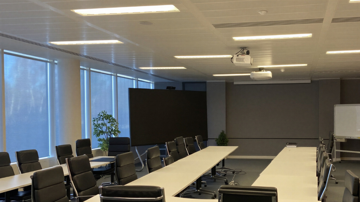 Office meeting room AV system