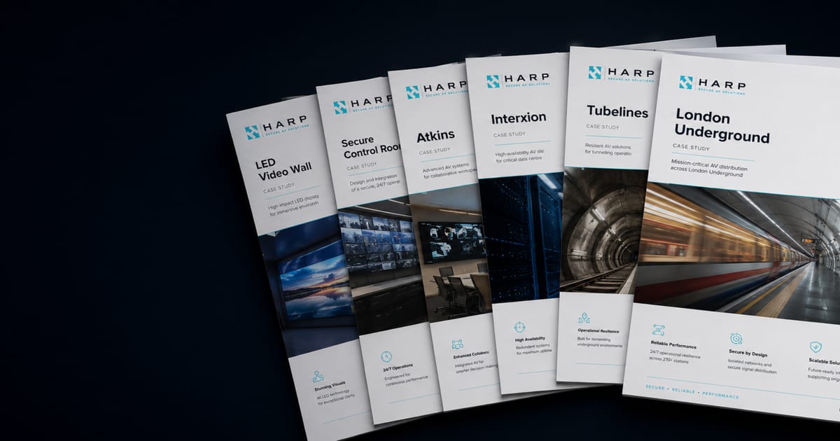 AV Case Studies | Critical AV Projects | Harp Visual