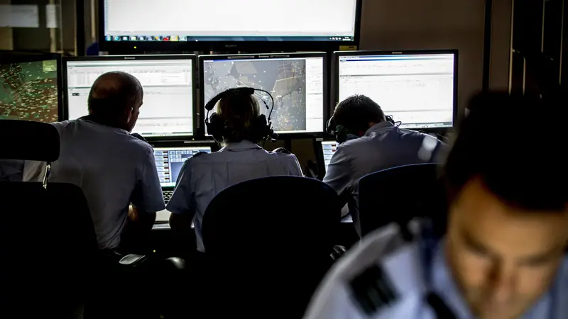 Operational control room used for workflow and room study