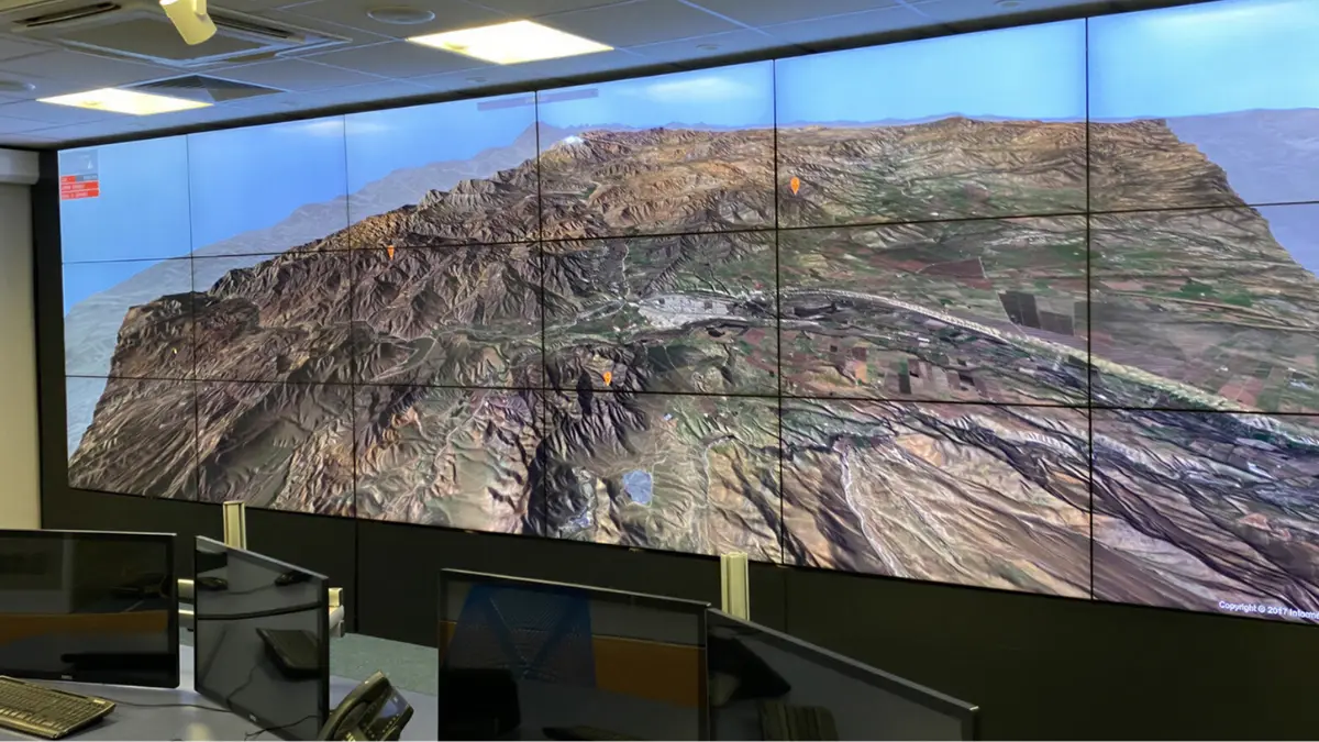 Space sector mission operations room