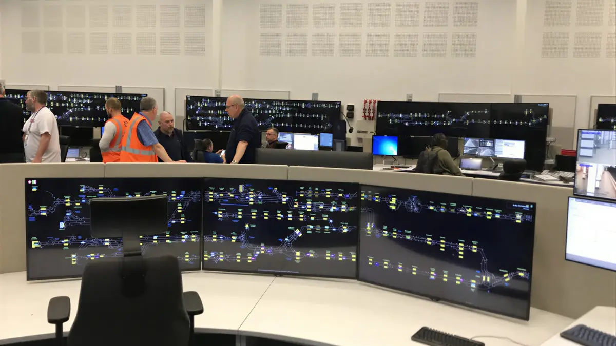 Transport control room display wall
