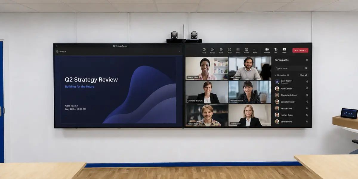 Video conferencing meeting room