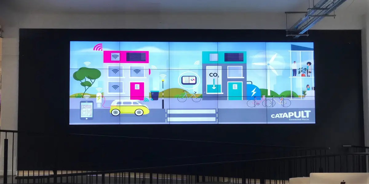 Large format display environment