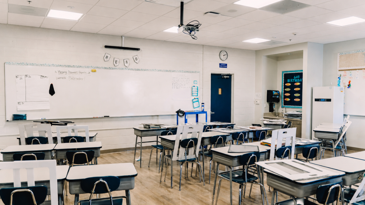 School classroom projector system