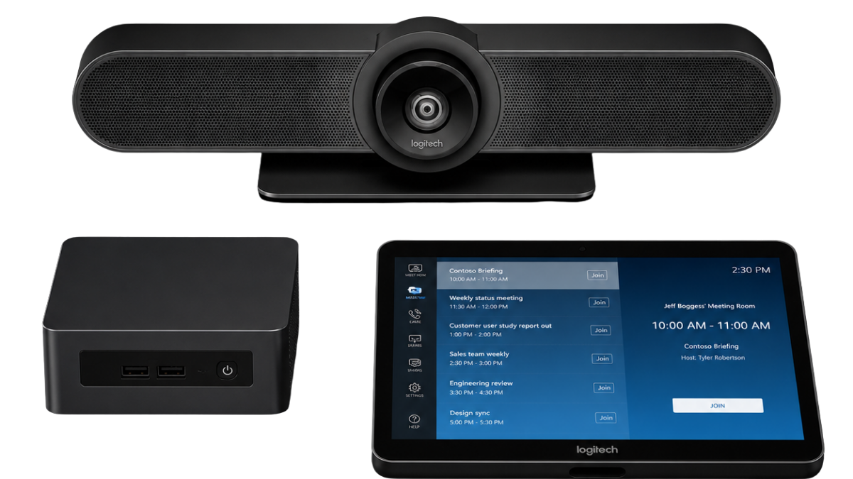 Zoom Rooms video conferencing environment